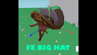 FE Hat amp Head ReSizer  fe Big Head  Hat Script  GIANT HAT  Roblox [upl. by Ilanos]