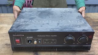 Restore severely burned amplifier  step by step restore 50Hz sound [upl. by Swanson22]