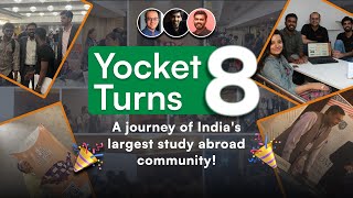 Yocket Turns 8 Celebrating Yockets 8th Anniversary With Yocketers [upl. by Merry]