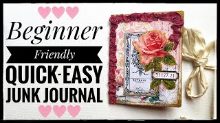 Journal Making  Quick and Easy Junk Journal  Envelope Journal cathysgardenyoutubechannel [upl. by Florida]