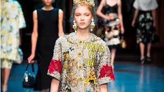 Dolce amp Gabbana Spring 2016 ReadyToWear MFW [upl. by Sevart]