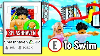 😳I Created A FAKE Brookhaven Game SplashHaven [upl. by Leidgam]