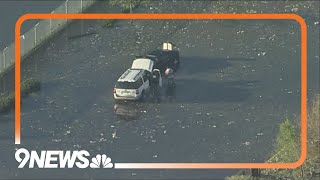 Flooded streets in Greeley following severe storm [upl. by Hgielrak]