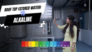 Roof Top stored water to Alkaline  Tara Alkaline Water Solutions [upl. by Neruat]