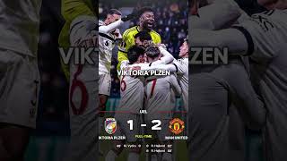 Onana almost screwed it up 😂  Viktoria Plzen 12 Man Utd  UEL 202425 football soccer shorts [upl. by Nivrem]