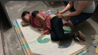 injection video girl crying hospital back side  सोनी को इंजेक्शन लगाना पड़ेगा  injection video [upl. by Nanyk]