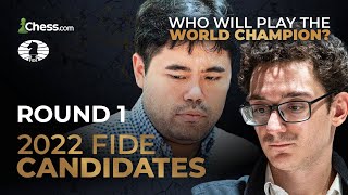 Biggest Tournament Of The Year LIVE  FIDE Candidates 2022  Round 1 [upl. by Westlund]