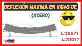 📌Deflexion Maxima en Vigas de Acero📐 [upl. by Jecoa]