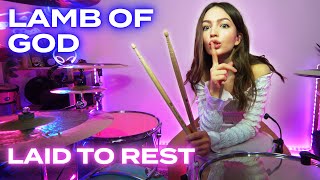 Lamb of God  Laid to Rest  Drum Cover by Kristina Rybalchenko [upl. by Buddie]