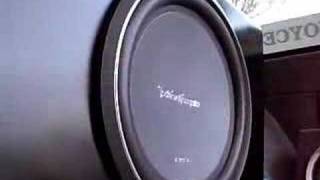 15quot rockford fosgate p2  TI  top back [upl. by Schurman]