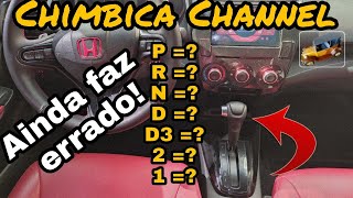 Como dirigir carro automáticoCâmbio modelo Hondapasso a passo [upl. by Eam]