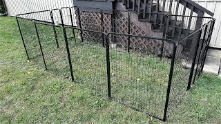 BestPet 40 inch Metal Dog Playpen  Easy to Install [upl. by Ramyaj]