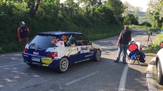 Rally della Romagna 2017 Peugeot 106 A6 [upl. by Aciras]