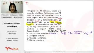 RESOLUCIÓN ENAM EXTRAORDINARIO 2022  OBSTETRICIA PARTE 2  VILLAMEDIC [upl. by Questa]