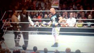 Stone cold stunner to Booker T [upl. by Ogram704]