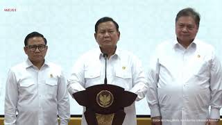 LIVE Keterangan Pers Presiden Prabowo Kantor Presiden 29 November 2024 [upl. by Ybbil167]