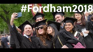 Fordham University Commencement 2018 [upl. by Legnaesoj418]