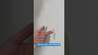 TAPETENRISSE an der WAND REPARIEREN😱 [upl. by Oinotnanauj]