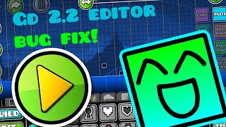 How to fix your GD 22 editor from crashing when go back to edit the lvl [upl. by Onin]