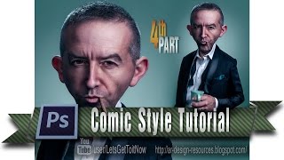 Comic Style — Photoshop Tutorial 4 [upl. by Artinak]