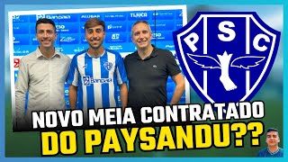 QUEM É O NOVO MEIA CONTRATADO DO PAYSANDU  HENRIQUE SALOMONI JÁ TREINOU NA CURUZU [upl. by Notyrb]