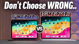 M4 iPad Pro 11” vs 13”  More DIFFERENT than you Think [upl. by Jolene]