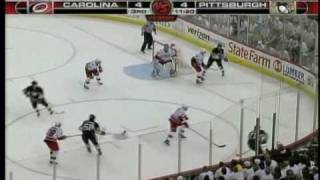 Highlights Penguins vs Hurricanes Game 2 2009 Playoffs [upl. by Pani482]