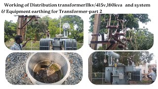 System and Equipment Earthing Live demo for Transformers [upl. by Leuqar790]