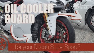 Evotech Oil Cooler Guard Review for Ducati SuperSport 939 amp 950 [upl. by Seuqramed908]