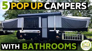 5 Best Pop Up Campers with a Bathroom [upl. by Mowbray]