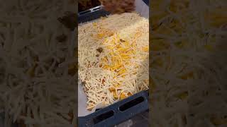 Nachos with 3 kind of cheese food nachos cheesy [upl. by Tlihcox]