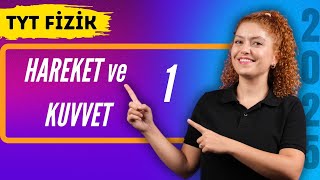 Hareket kavramları Düzgün Doğrusal Hareket  Hareket ve Kuvvet 1 27 Günde Tyt Fizik Kampı  4 Gün [upl. by Irahc]