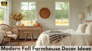 Cozy and Chic Modern Fall Farmhouse Decor Ideas [upl. by Rafaelita]