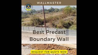 Best boundary wall  Precast Boundary wall design  Durable wall [upl. by Edwards]