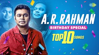 AR Rahman  Birthday Special  Top 10 Songs  Hindi Hits  Chanda Re Chanda Re  Whistle Baja 20 [upl. by Eninej]