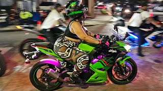 DAYTONA BEACH BLACK BIKE WEEK SATURDAY 2K24 DAYTONA BEACH FL [upl. by Anihpled]