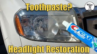 EASY and FREE Way to Clean and Restore Your Headlights [upl. by Rowe]