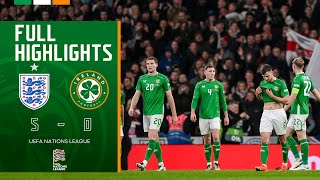 HIGHLIGHTS  England 50 Ireland  UEFA Nations League [upl. by Jeanie]