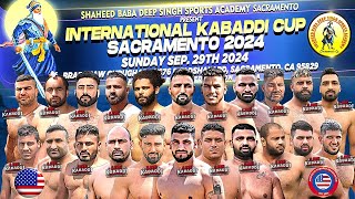 LIVE  Sacramento International Kabaddi Cup 2024  USA Kabaddi [upl. by Elmore]