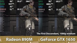 Ryzen AI 9 HX 370 Radeon 890M vs GeForce GTX 1650 [upl. by Ralph579]