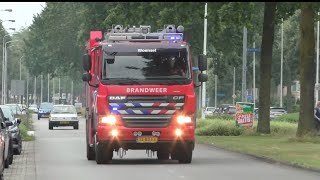 4X4 Tankautospuit Brandweer Woensel 222441 met spoed naar een Scooterbrand in Eindhoven [upl. by Dielle524]