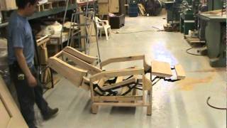 ANTIQUE FURNITURE REPAIR LLC custom recliner frame [upl. by Brunelle]