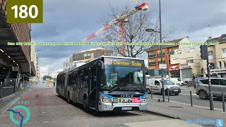 Bus 180 RATP  Urbanway 18 Hybride IDFM N⁰5613 de Villejuif  Louis Aragon à Charenton  Écoles [upl. by Reve976]