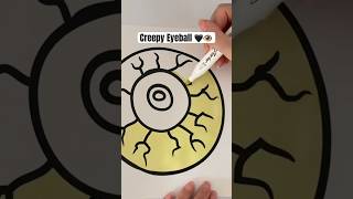 🖤👁️ Creepy Eyeball  Halloween Coloring Book by Culture Color Co [upl. by Lucey90]