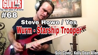 WURM STARSHIP TROOPER  Yes  Steve Howe Solo Cover [upl. by Nerol247]