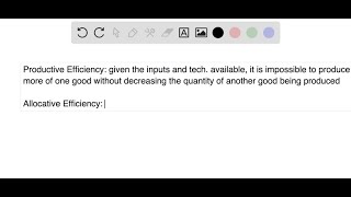 What is productive efficiency Allocative efficiency [upl. by Kuehnel]