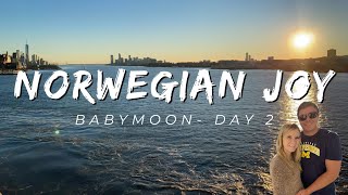 Norwegian Joy Babymoon  1st Sea Day  Day 2 [upl. by Alle]