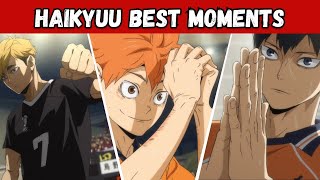 Haikyuu Season 4 Best moments 『ハイキュー』To the Top 2nd Season [upl. by Earissed659]