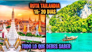 RUTA TAILANDIA 20 DIAS  QUE VER EN TAILANDIA 2023 LOS IMPRESCINDIBLES [upl. by Yetak236]