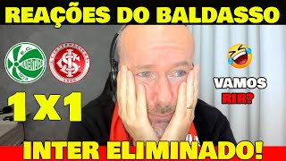 VAMOS RIR REAÇÕES DO FABIANO BALDASSO INTERNACIONAL ELIMINADO DA COPA DO BRASIL PELO JUVENTUDE [upl. by Venditti585]